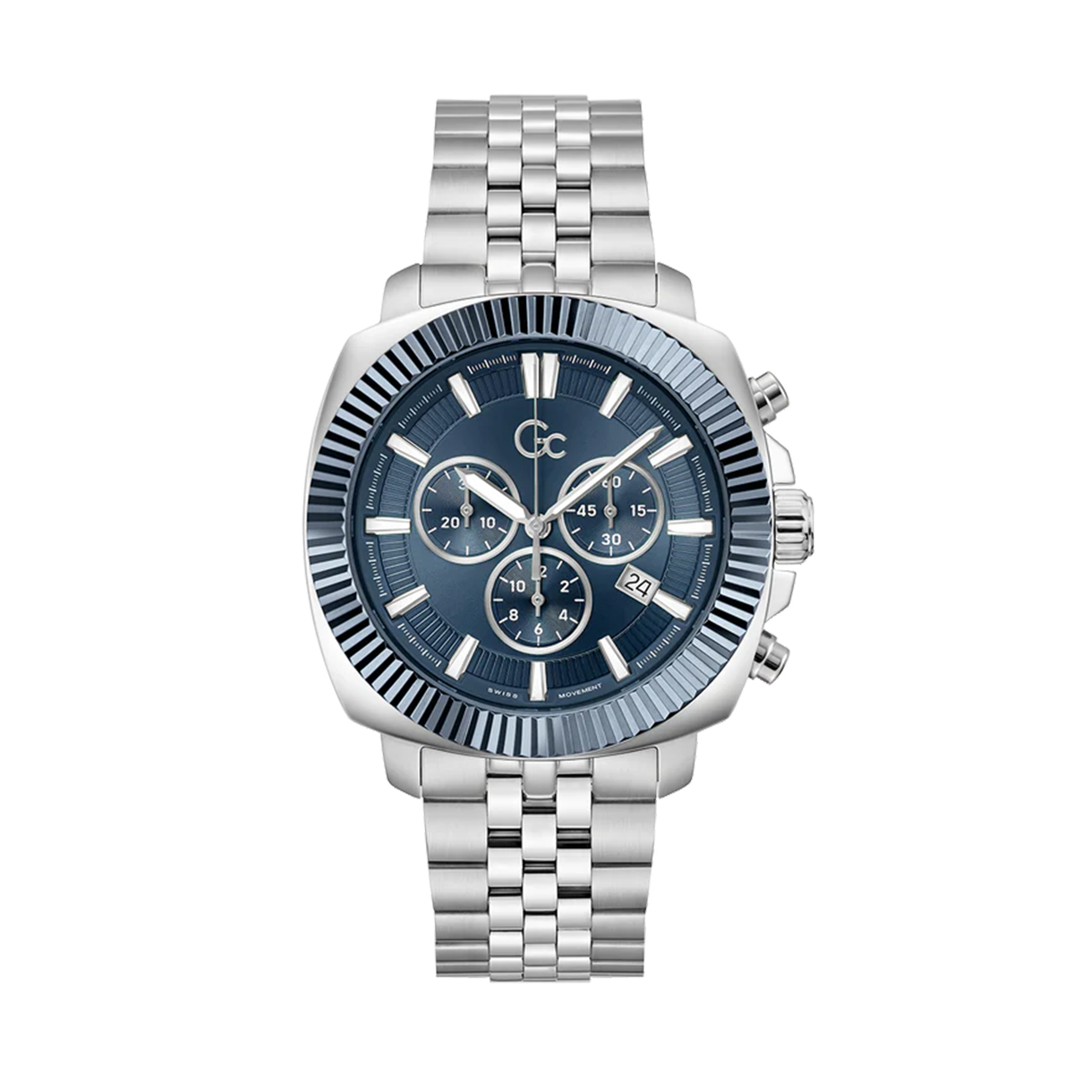 MONTRE GC HOMME CHRONO ACIER